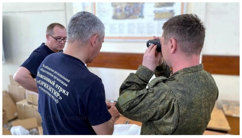 Сотрудники МЧС Челябинской области отправили в зону СВО квадрокоптеры и тепловизоры