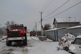 Пожар в Нагайбакском муниципальном районе