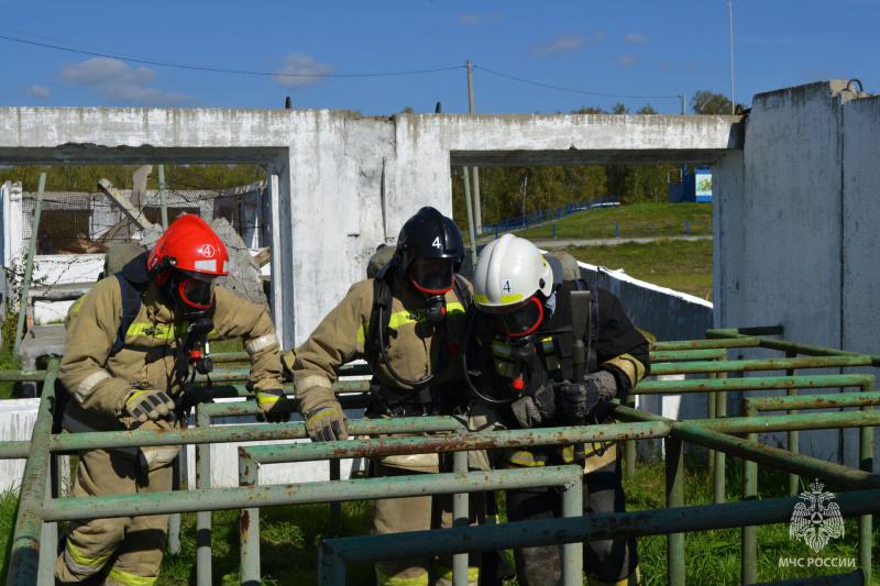 В Озерске определили лучших газодымозащитников